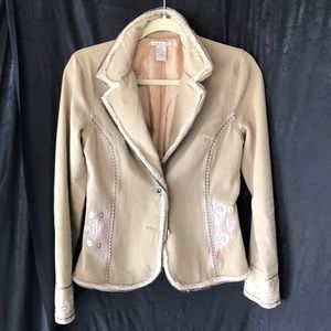 Free People Cotton embroidery jacket